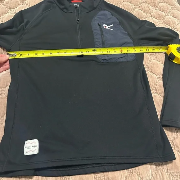 District Vision Half-Zip Grid Fleece - Medium - Picture 4 of 5